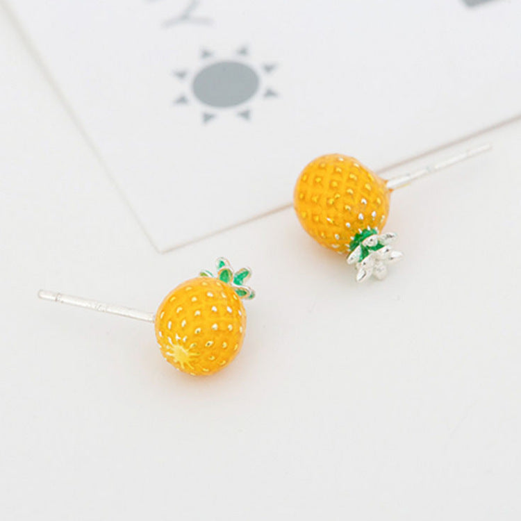 Pineapple Stud Earrings - Sweet Style 🍍
