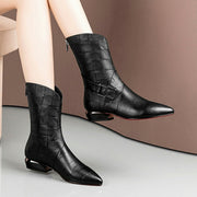 Winter Flat Boots for Women - Plus Size