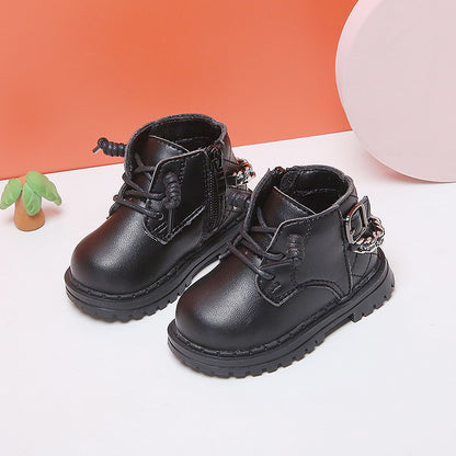 High-Top Baby Girl Shoes