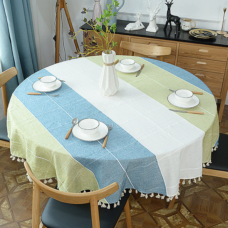 Elegant Round Tablecloth for Home Dining