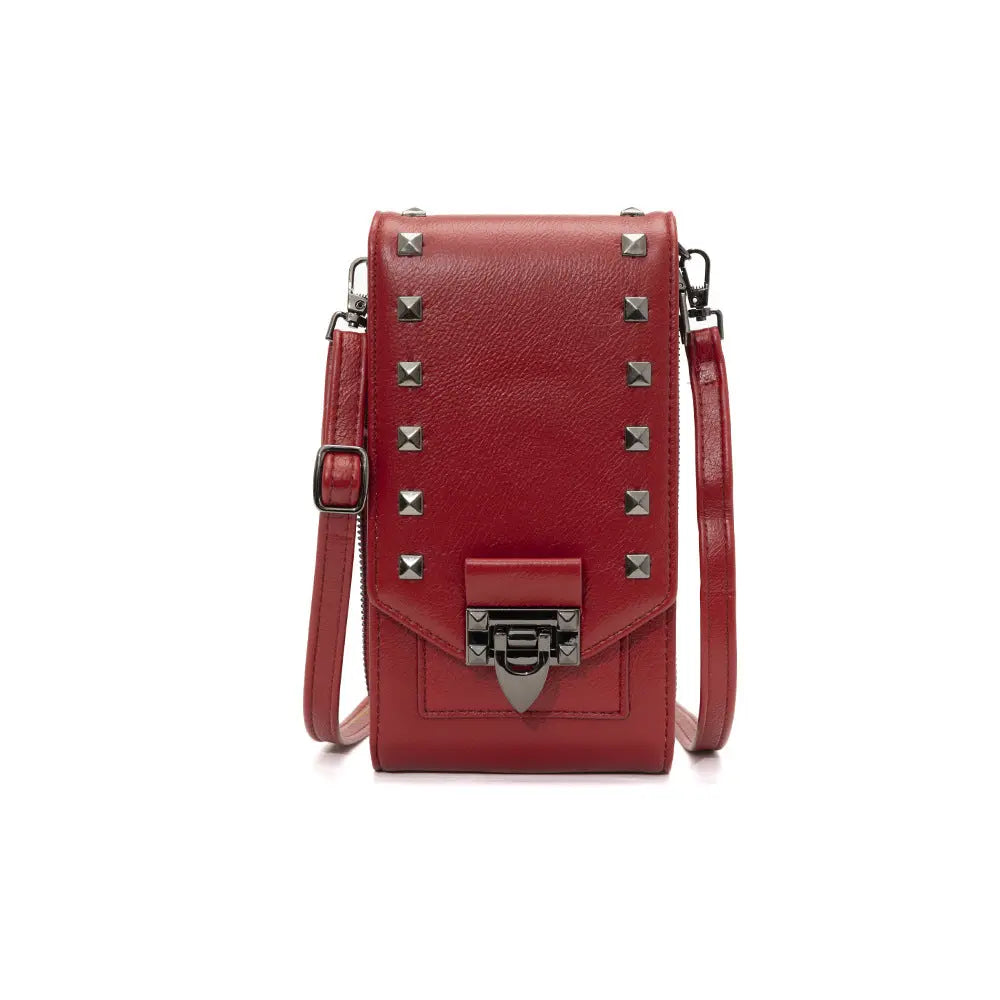 red shoulder bag, men's messenger bag, cross bag, leather messenger bag