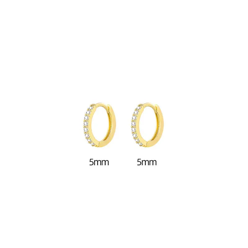 Zircon Gang Drill Earrings - Chic Style