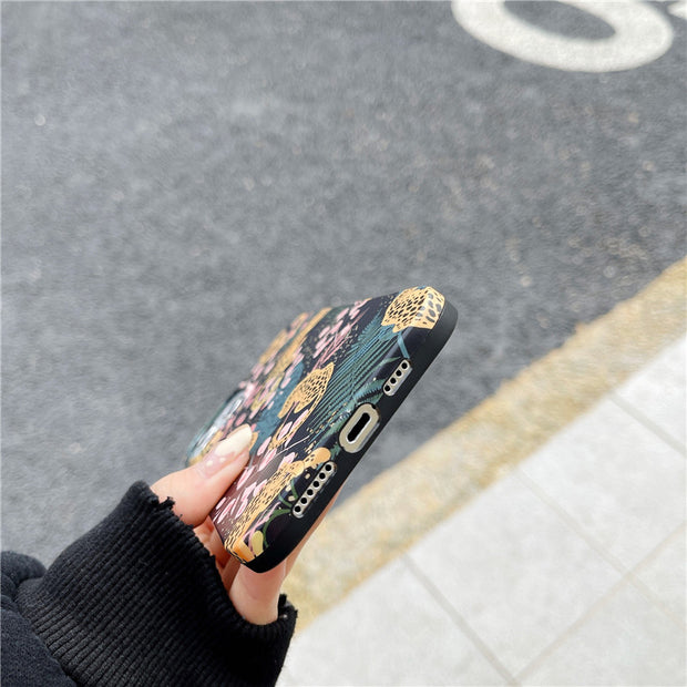 Leopard Silicone Phone Shell