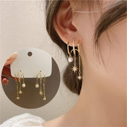Korean Women's Chic Tassel Earrings