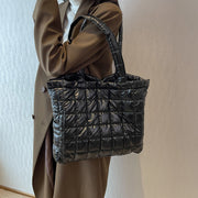 Winter Shoulder Bags Women Fashion Plaid Handbag