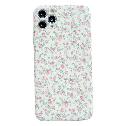 Eleganz trifft Natur Frosted Floral Butterfly Phone Case