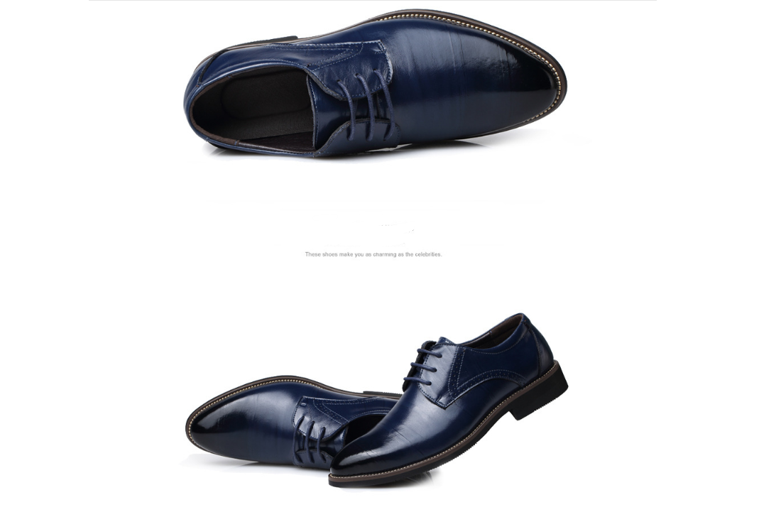 Stylish Men's Leather Dress Shoes