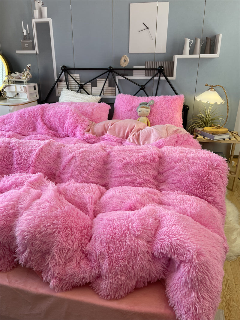 Luxe Mink Velvet Bedding Set