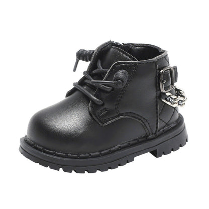 High-Top Baby Girl Shoes