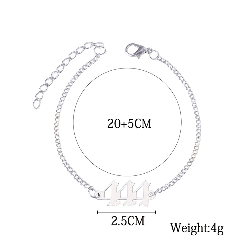 444 Stainless Steel Chain Bracelet for Women