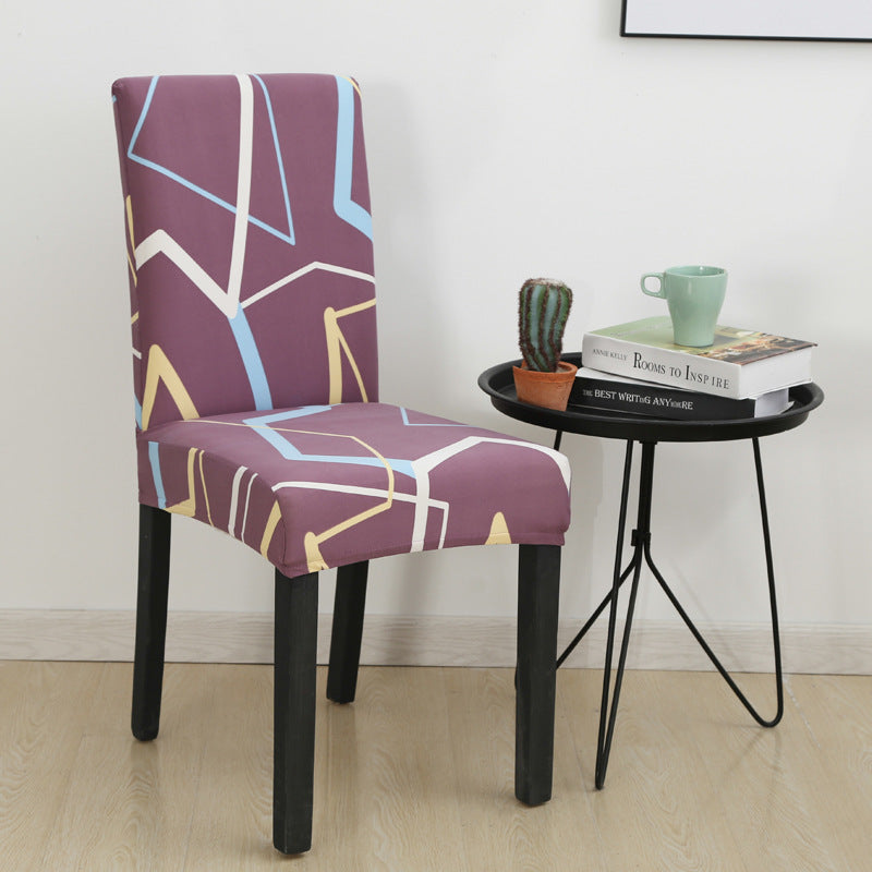 Printed Chair Cover Elastic