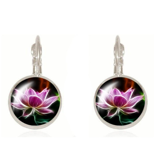 Boho Mandala Earrings - Yoga Amulet Charm for Women