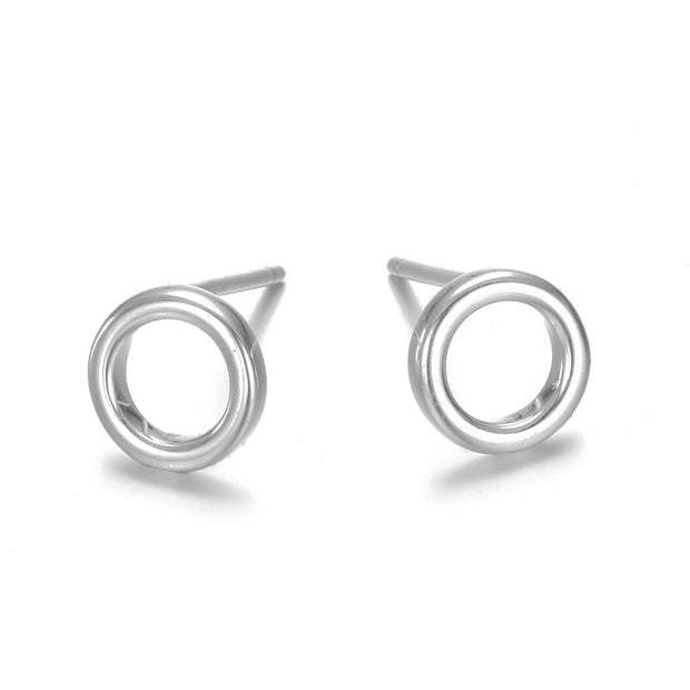 Chic Geometric Stainless Earrings