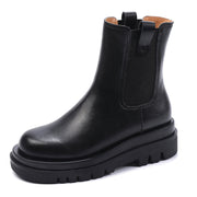 Elegant Leather Martin Boots for Women
