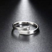 Fashion Personality Sterling Silver Couple Rings
