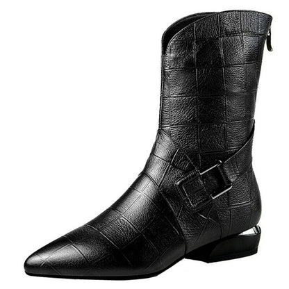 Flache Winterstiefel für Damen