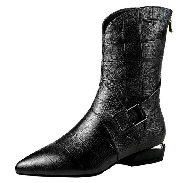 Winter Flat Boots for Women - Plus Size