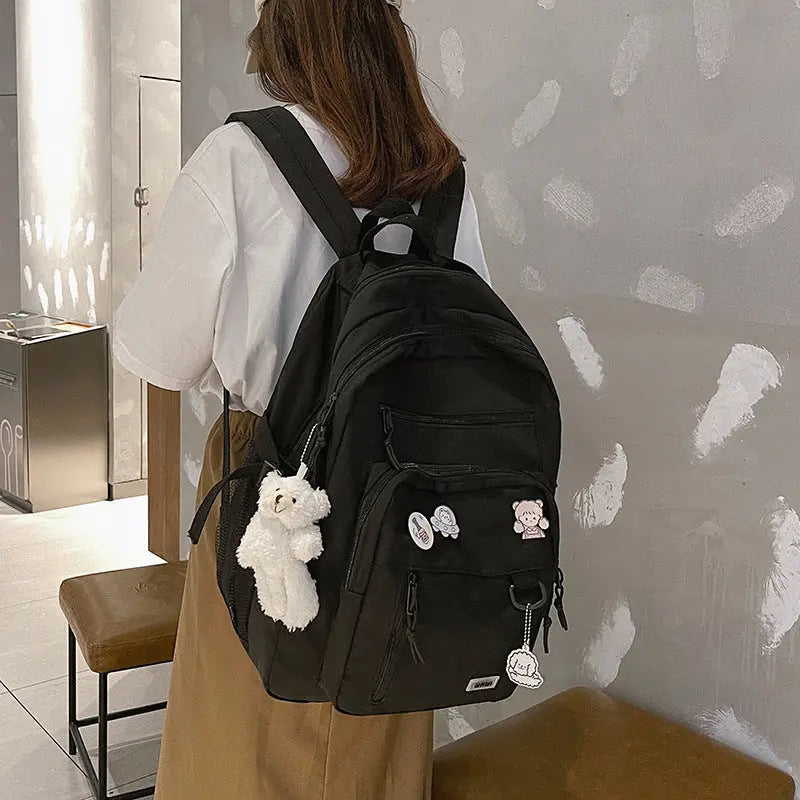 Mädchen-Schultasche mit hoher Kapazität und Multi-Pocket-Design