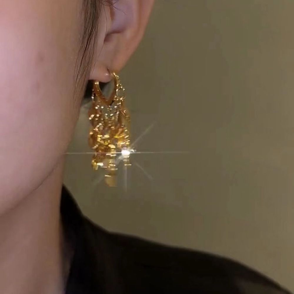 Boucles d'oreilles à pampilles de blé pour femmes, Design à la mode