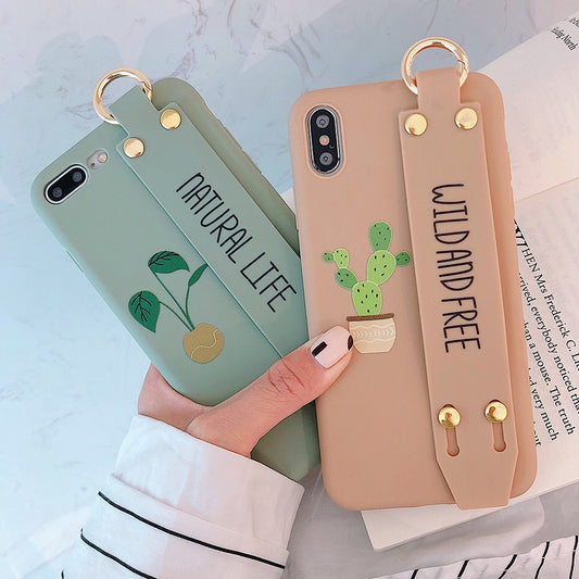 Phone Case with Wristband Holder