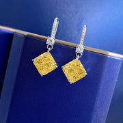 High Carbon White Diamond Earrings For Women