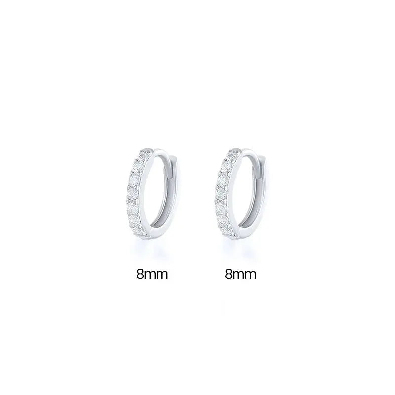 Zircon Gang Drill Earrings - Chic Style