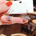 E1 silver earrings
