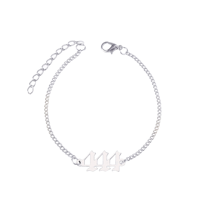 Bracelet chaîne en acier inoxydable 444 pour femme