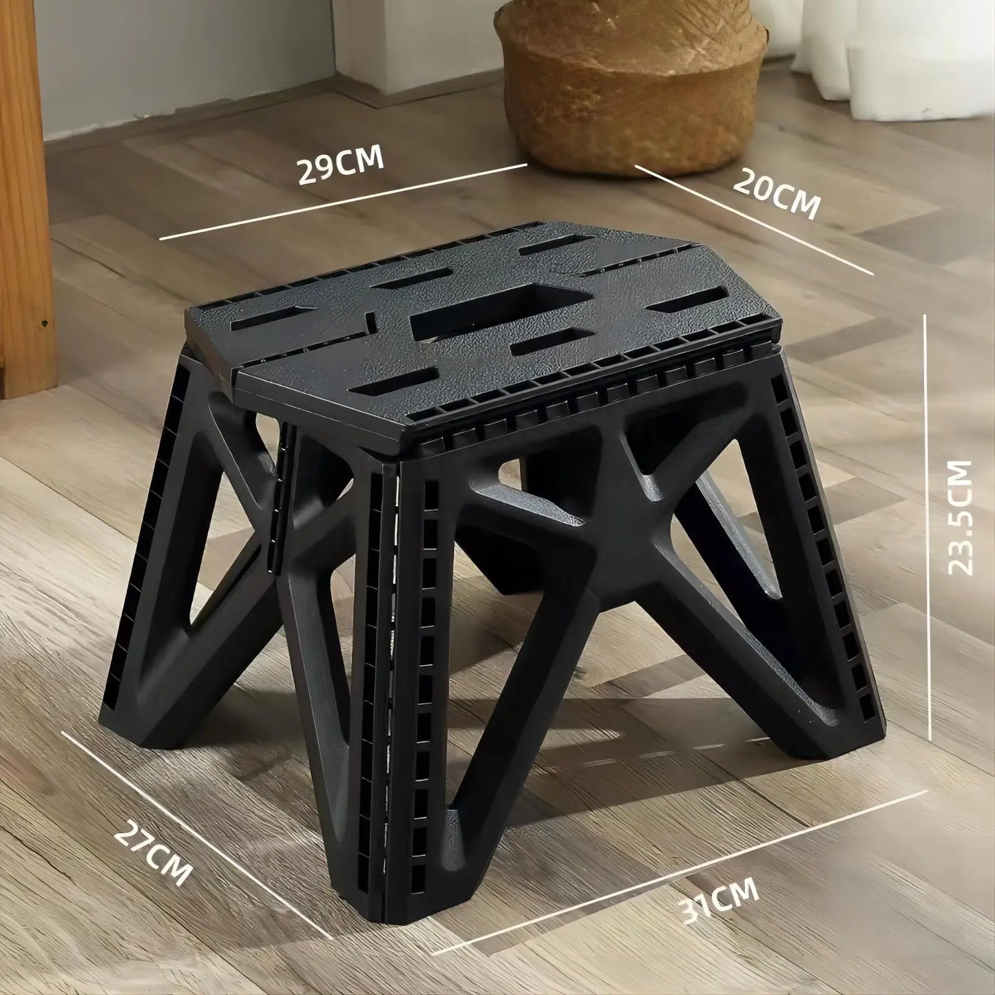 Compact Outdoor Folding Stool Ideal for Fishing, Beach, Camping