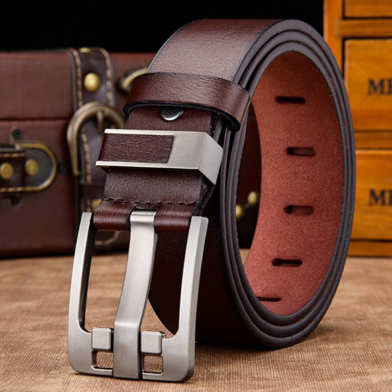 Genuine Leather Luxury Men's Belt - 100-130cm
