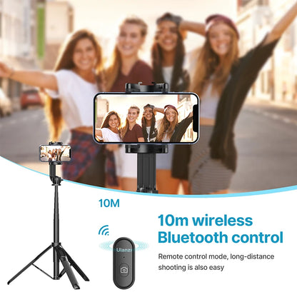 SK-03 1.5m Bluetooth Wireless Selfie Stick Tripod Monopod for Smartphone