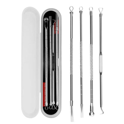 Stainless Steel Acne and Blackhead Remover Set