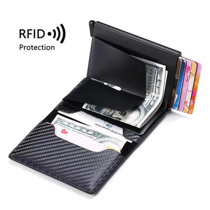 Personalisierte RFID-Geldbörse aus Kohlefaser