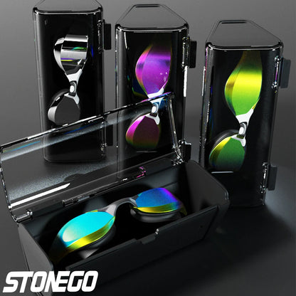 Stylish Anti-Fog Swim Goggles - HD Wide-Angle Lens