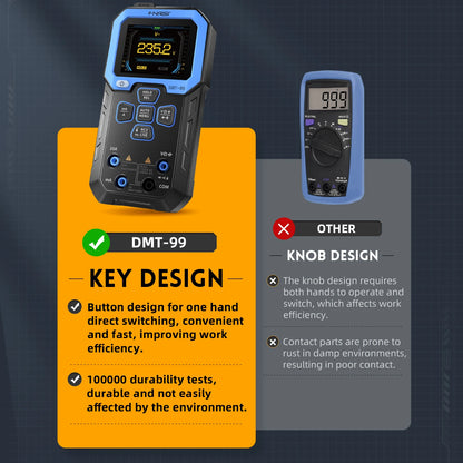 FNIRSI DMT-99 - Digital Multimeter 9999 Counts True RMS