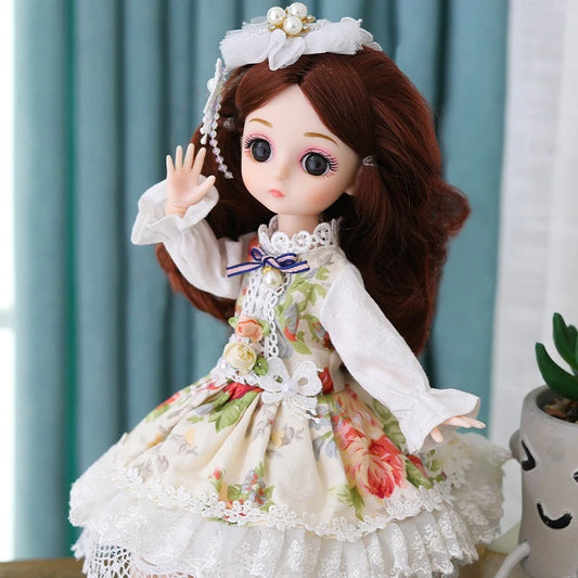 attractive eyes bjd dolls, 30cm anime dolls, multiple movable bjd doll, exquisite anime bjd, collectible 30cm dolls, anime style bjd doll, realistic eyes bjd doll, movable joint anime doll, 30cm fashion bjd doll, exquisite collectible anime doll
