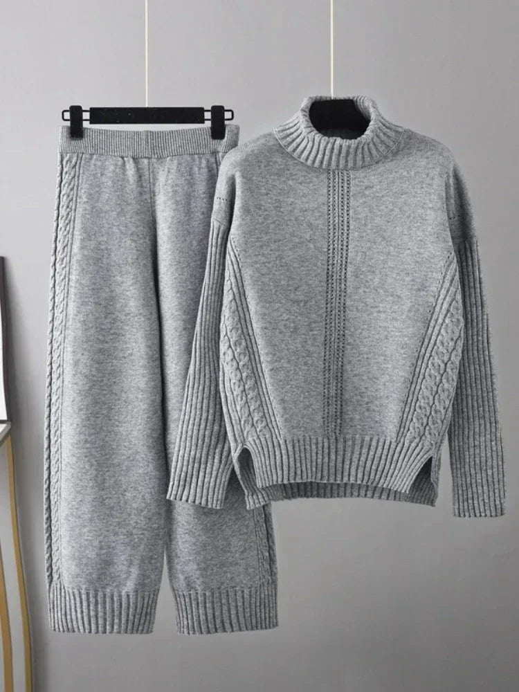 Ensemble de pull en tricot d'automne