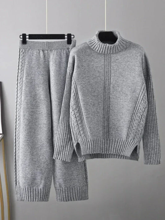 Autumn Knit Sweater Set