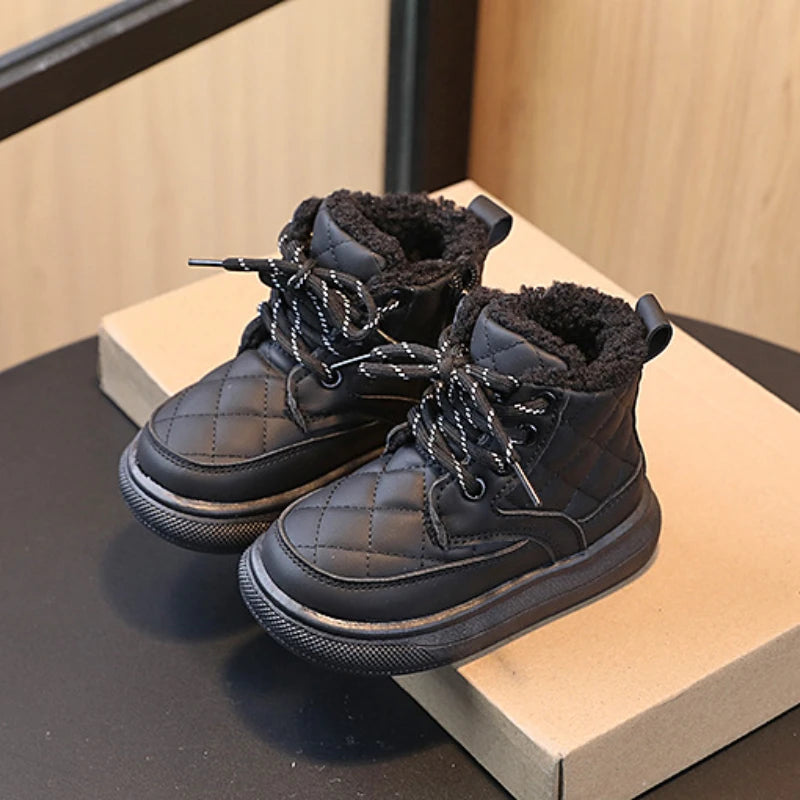 plaid baby girl & boy snow boots, baby plaid winter boots, toddler snow boots plaid, warm baby winter shoes, infant plaid snow boots, unisex baby snow boots, soft sole baby winter boots, cozy plaid boots for babies, baby boy plaid snow boots, baby girl plaid snow boots