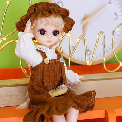 attractive eyes bjd dolls, 30cm anime dolls, multiple movable bjd doll, exquisite anime bjd, collectible 30cm dolls, anime style bjd doll, realistic eyes bjd doll, movable joint anime doll, 30cm fashion bjd doll, exquisite collectible anime doll