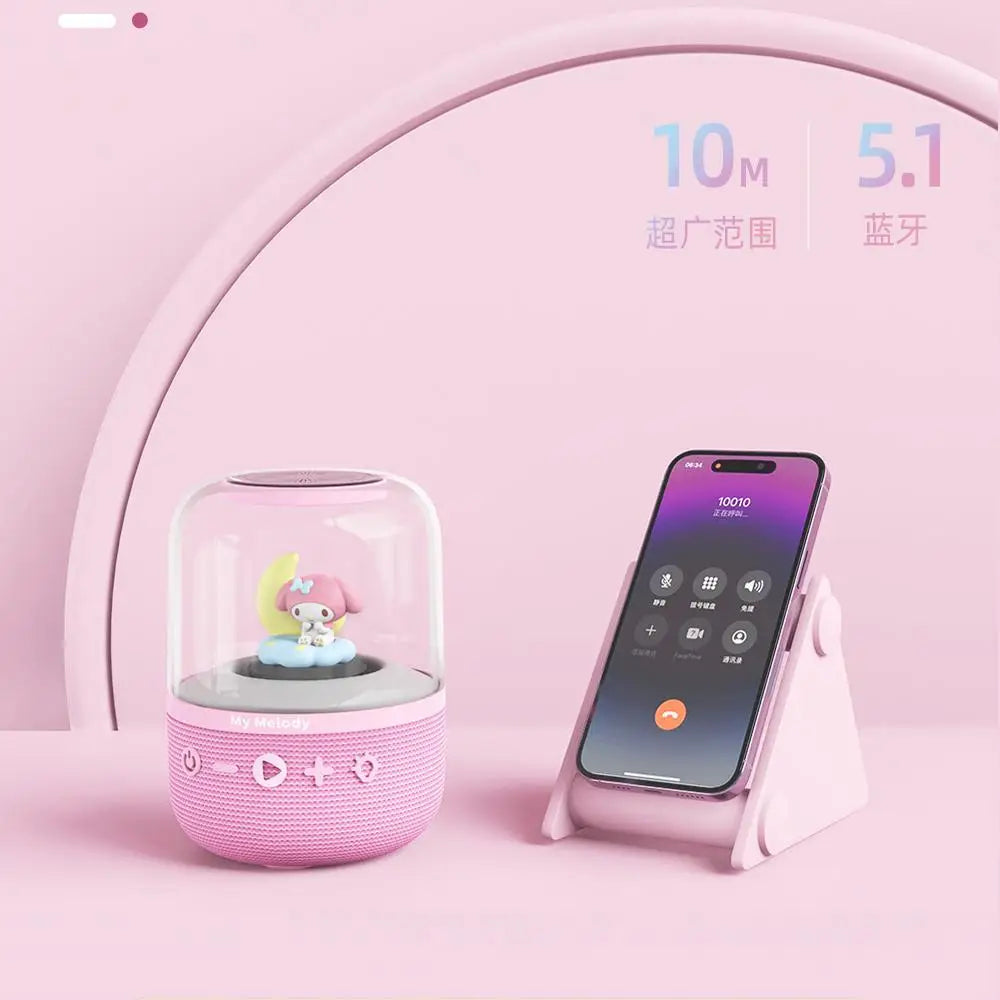 Sanrio Cinamolol Smart Bluetooth Speaker, Wireless Bluetooth Speaker, Cute Sanrio Speaker, Cinamolol Bluetooth Speaker, Portable Wireless Speaker, Smart Mini Speaker, Cartoon Character Speaker, Sanrio Gift Speaker, Bluetooth Speaker for Kids, Sanrio Collectible Speaker, Smart Wireless Music Speaker, Cinamolol Wireless Sound System, Sanrio Bluetooth Gadget, Wireless Cartoon Speaker, Cute Portable Speaker