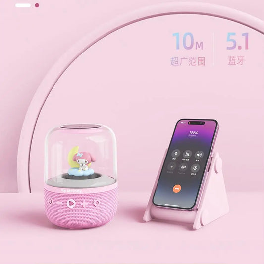 Sanrio Cinamolol Smart Bluetooth Speaker, Wireless Bluetooth Speaker, Cute Sanrio Speaker, Cinamolol Bluetooth Speaker, Portable Wireless Speaker, Smart Mini Speaker, Cartoon Character Speaker, Sanrio Gift Speaker, Bluetooth Speaker for Kids, Sanrio Collectible Speaker, Smart Wireless Music Speaker, Cinamolol Wireless Sound System, Sanrio Bluetooth Gadget, Wireless Cartoon Speaker, Cute Portable Speaker