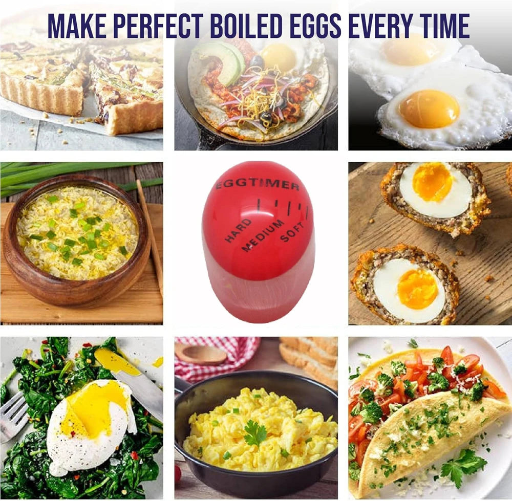 color changing egg timer, heat sensitive egg timer, egg boiling indicator, soft medium hard egg timer, kitchen egg timer tool, color change cooking timer, heat activated egg timer, easy egg boiling gadget, egg doneness indicator, cooking egg timer