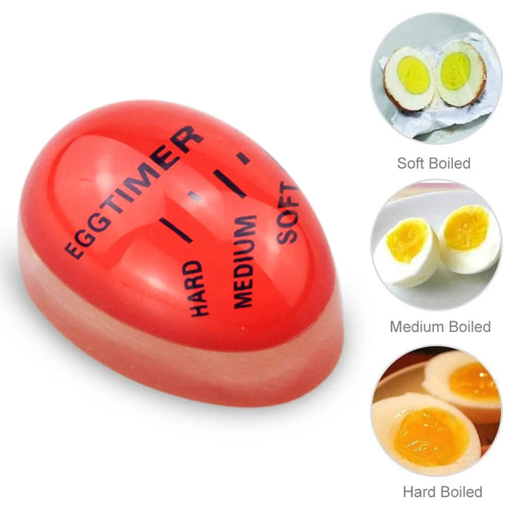 color changing egg timer, heat sensitive egg timer, egg boiling indicator, soft medium hard egg timer, kitchen egg timer tool, color change cooking timer, heat activated egg timer, easy egg boiling gadget, egg doneness indicator, cooking egg timer