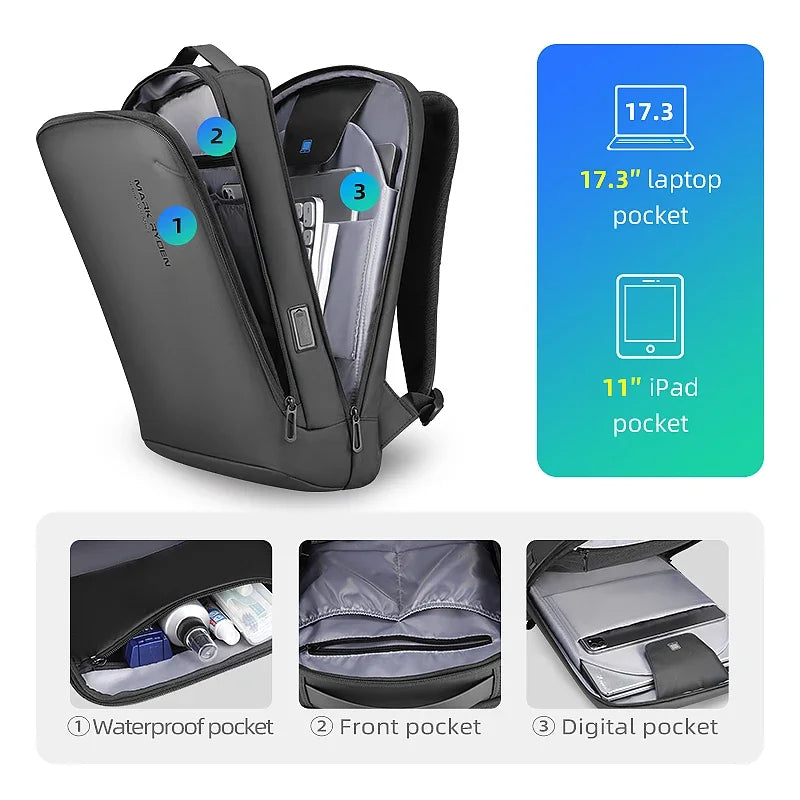 Minimalist Laptop Backpack, Hard Shell Laptop Backpack, Laptop Backpack for Men, Durable Laptop Bag, Anti-theft Laptop Backpack, Slim Laptop Backpack, Travel Laptop Backpack, Waterproof Laptop Backpack, Lightweight Laptop Bag, Business Laptop Backpack