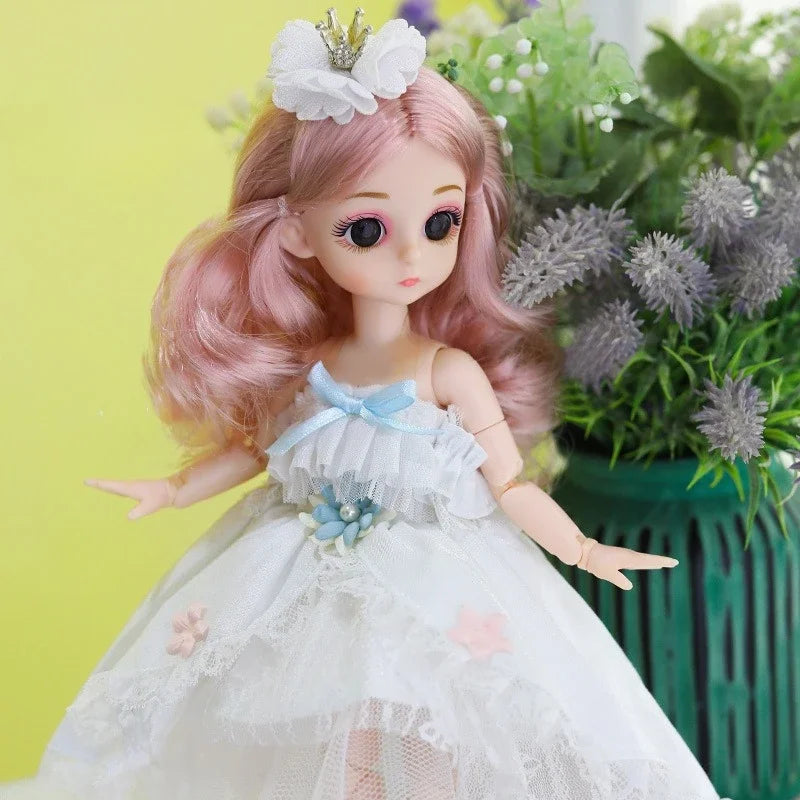 attractive eyes bjd dolls, 30cm anime dolls, multiple movable bjd doll, exquisite anime bjd, collectible 30cm dolls, anime style bjd doll, realistic eyes bjd doll, movable joint anime doll, 30cm fashion bjd doll, exquisite collectible anime doll