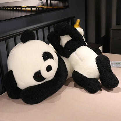 cute panda plush pillow, panda plush pillow 100cm, large panda stuffed pillow, kawaii panda plush toy, giant panda plush cushion, soft panda plush pillow, panda cuddly toy 100cm, cute panda plush cushion, big panda plush pillow, panda hugging pillow