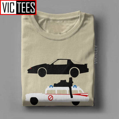 T-Shirt col rond pour hommes, Design de voiture drôle et décontracté