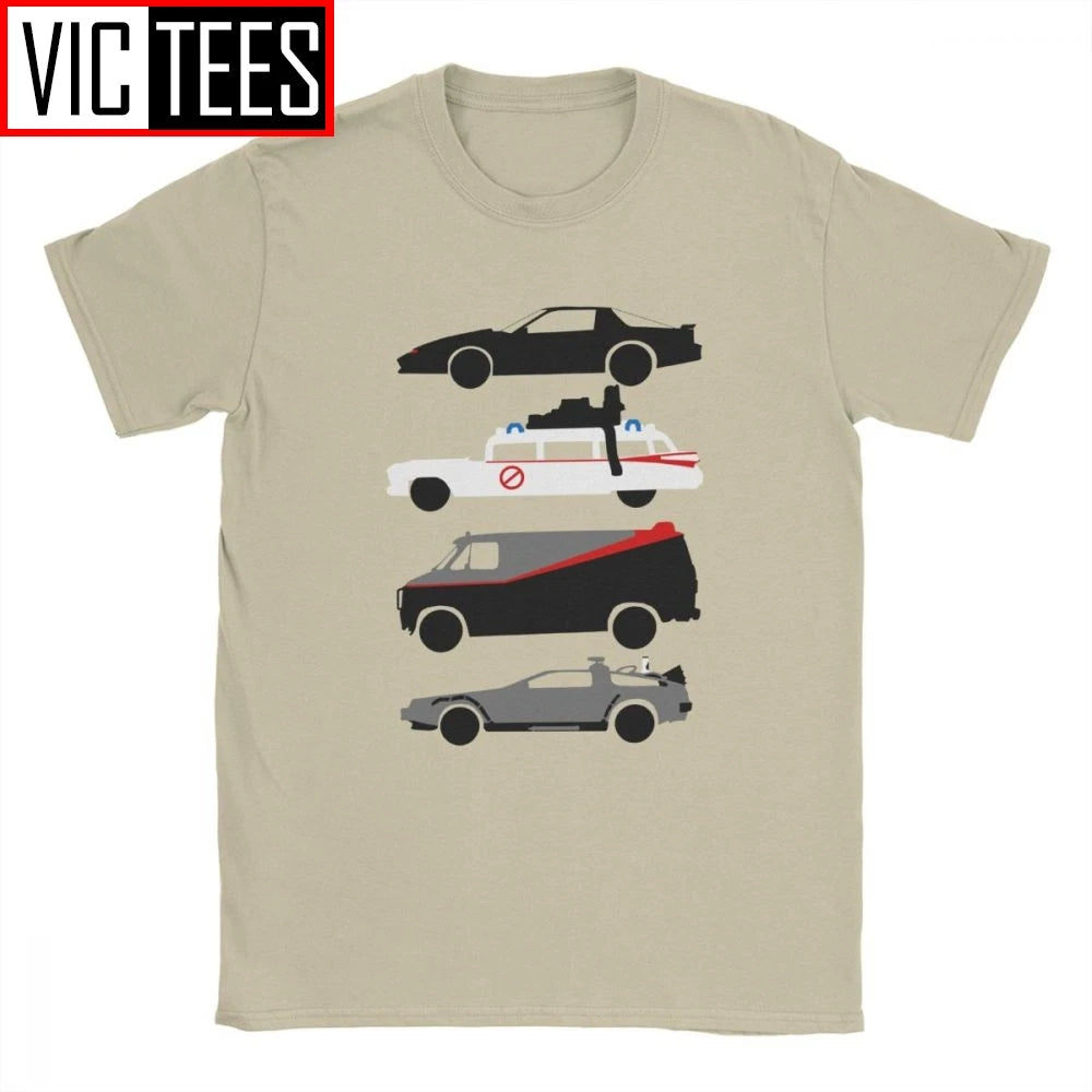 Car Design Funny Casual Men's O-Neck T-Shirt