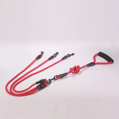 Adjustable Dual Dog Leash - Walk 2, 3, or 4 Dogs